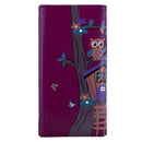 Kukubird Large Purse Owl's in Tree - Purple - Kukubird-UK