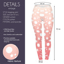 Regular Leggings (8-12 UK Size) - Cute Pink Planets - Kukubird-UK