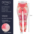 Regular Leggings (8-12 UK Size) - Pink Poly Cosmo - Kukubird-UK