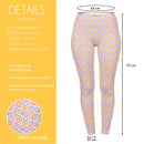 Regular Leggings (8-12 UK Size) - Lilac Daisies - Kukubird-UK