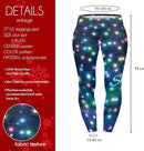 Curve Leggings (14-18 UK Size) - Christmas Light - Kukubird-UK