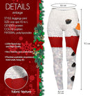Regular Leggings (8-14 UK Size) - Snowman - Kukubird-UK