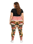Highwaisted Leggings (10-16 UK Size) - Pugmas - Kukubird-UK