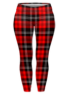 Curve Leggings (14-18 UK Size) - Wrapping Paper - Kukubird-UK