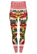 Highwaisted Leggings (10-16 UK Size) - Pugmas - Kukubird-UK