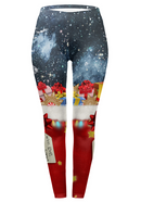 Regular Leggings (8-14 UK Size) - With Love Santa - Kukubird-UK