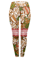 Regular Leggings (8-14 UK Size) - Gingerbread - Kukubird-UK