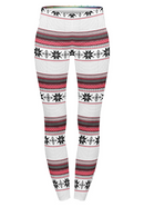 Regular Leggings (8-14 UK Size) - Winter Snow - Kukubird-UK