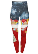 Highwaisted Leggings (10-16 UK Size) - With Love Santa