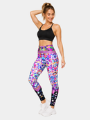 Regular Leggings (8-14 UK Size) - Glitter - Kukubird-UK