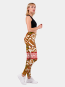 Regular Leggings (8-14 UK Size) - Gingerbread - Kukubird-UK