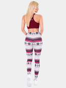 Regular Leggings (8-14 UK Size) - Winter Snow - Kukubird-UK