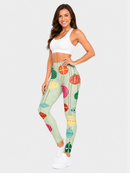 Regular Leggings (8-14 UK Size) - Winter Baubles - Kukubird-UK