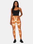 Regular Leggings (8-12 UK Size) - Giraffe Fur - Kukubird-UK