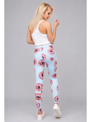 Regular Leggings (8-12 UK Size) - Donuts With Pugs Blue - Kukubird-UK