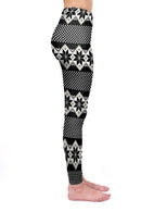 Regular Leggings (8-14 UK Size) - Winter Dots - Kukubird-UK