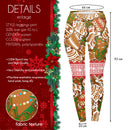 Regular Leggings (8-14 UK Size) - Gingerbread - Kukubird-UK