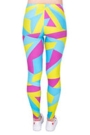 Regular Leggings (8-12 UK Size) - Neon Sport - Kukubird-UK